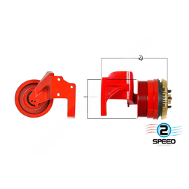KM  N20 997822 FAN CLUTCH, HS 2-SPEED REMANUFACTURED