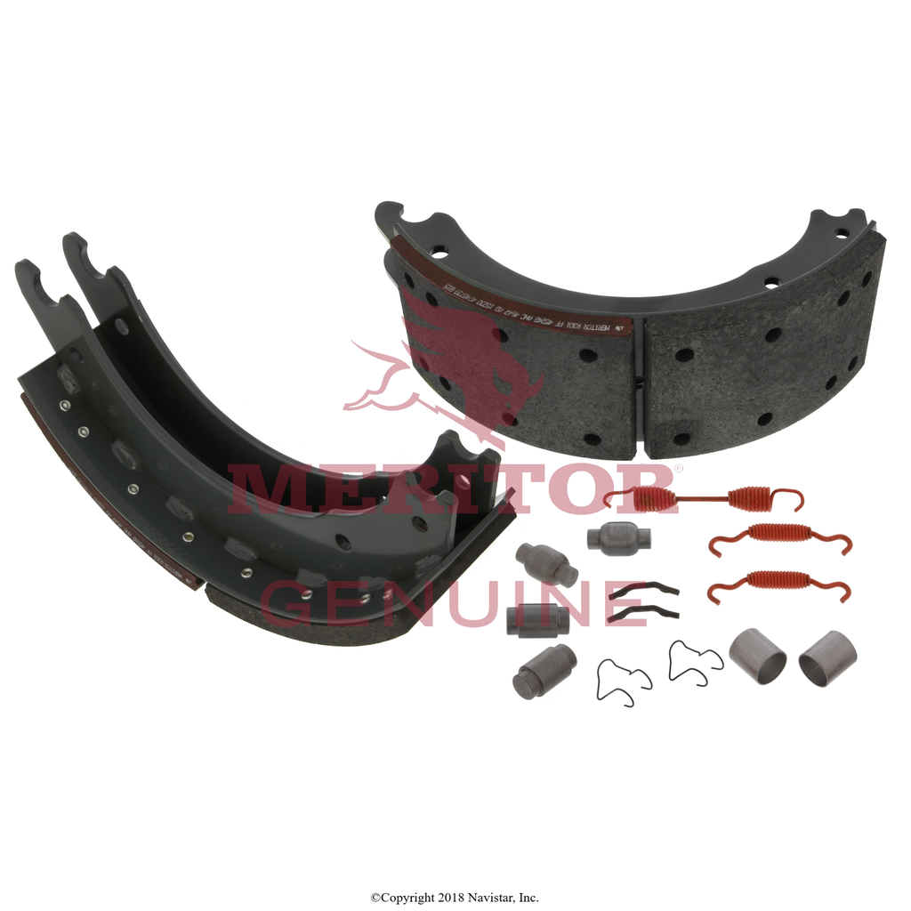 KSR3014524Q SET BRAKE SHOE W/HARDWARE