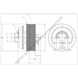 KYS 010022767 HUB-FAN DRIVE HUB - FAN DRIVE-K26