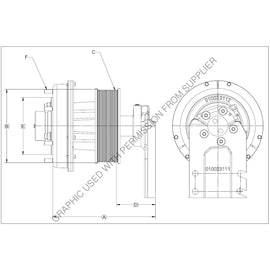 KYS 010023786 HUB-FAN DRIVE