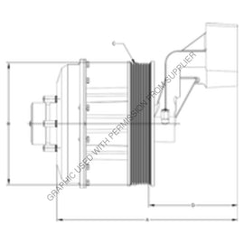 KYS 010024166 HUB-FAN DRIVE