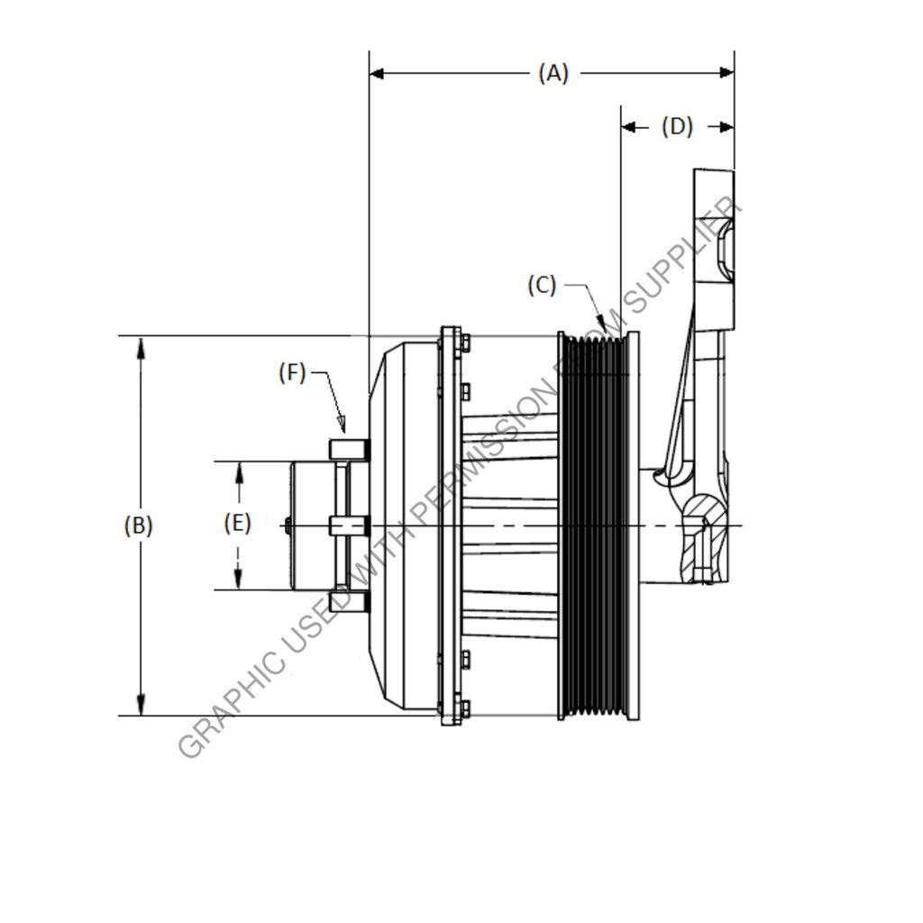 KYS 010028378 FAN DRIVE-BW K30,ISC,1.15:1