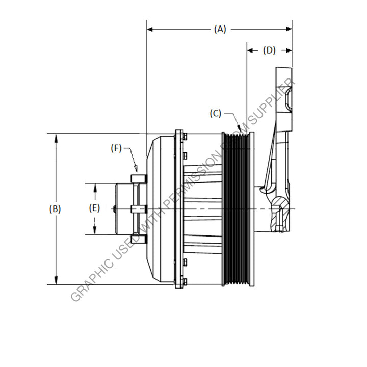 KYS 010028378 FAN DRIVE-BW K30,ISC,1.15:1