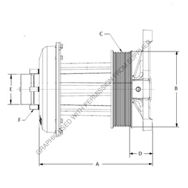 KYS 010031147 CLUTCH/HUB-X12,292,1.2,K30