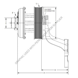 KYS 010032425 FAN DRV,K30,ISX,HIGH CENT,2010