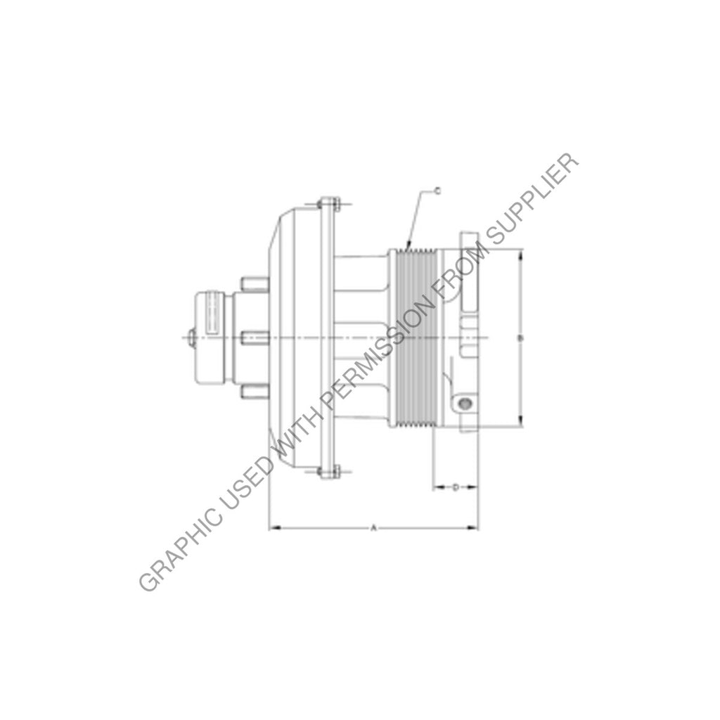 KYS 1077 07929 03 FAN HUB ASSY