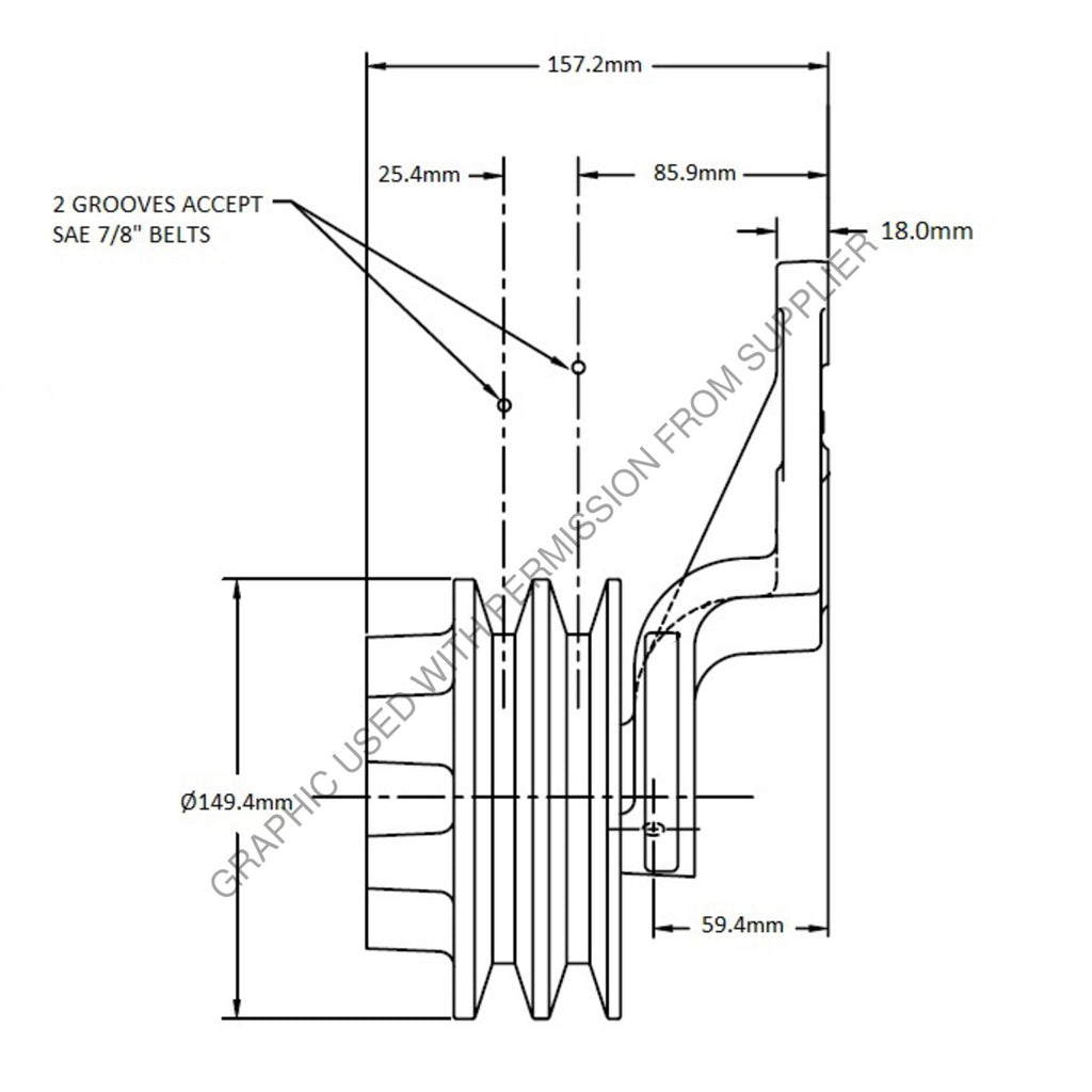 KYS 1077 08225 01 FAN HUB ASSY