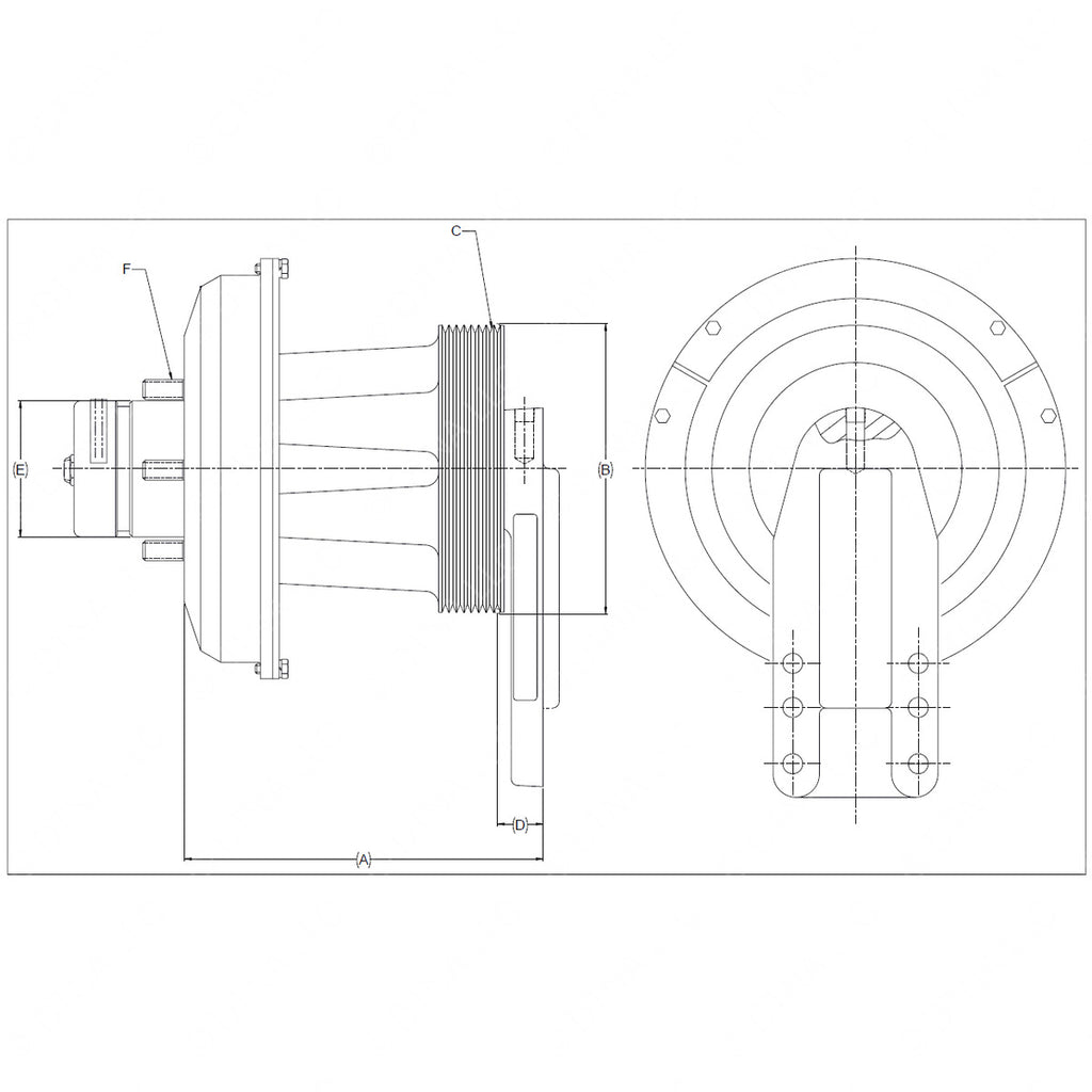 KYS 1077 09015 03 FAN HUB ASSY