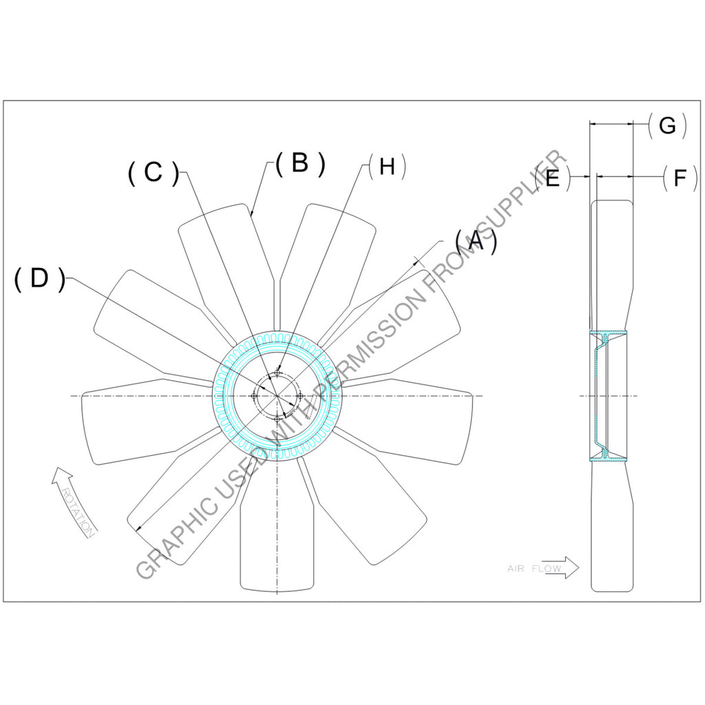 KYS 4735 41391 43 KYSAIR FAN