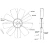 KYS 4735 41392 01 FAN 9 BLADE