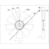 KYS 4735 41498 01 PILOT FAN 28.5 DIA