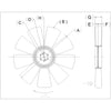 KYS 4735 41498 08 FAN ASSY - ENG COOLING