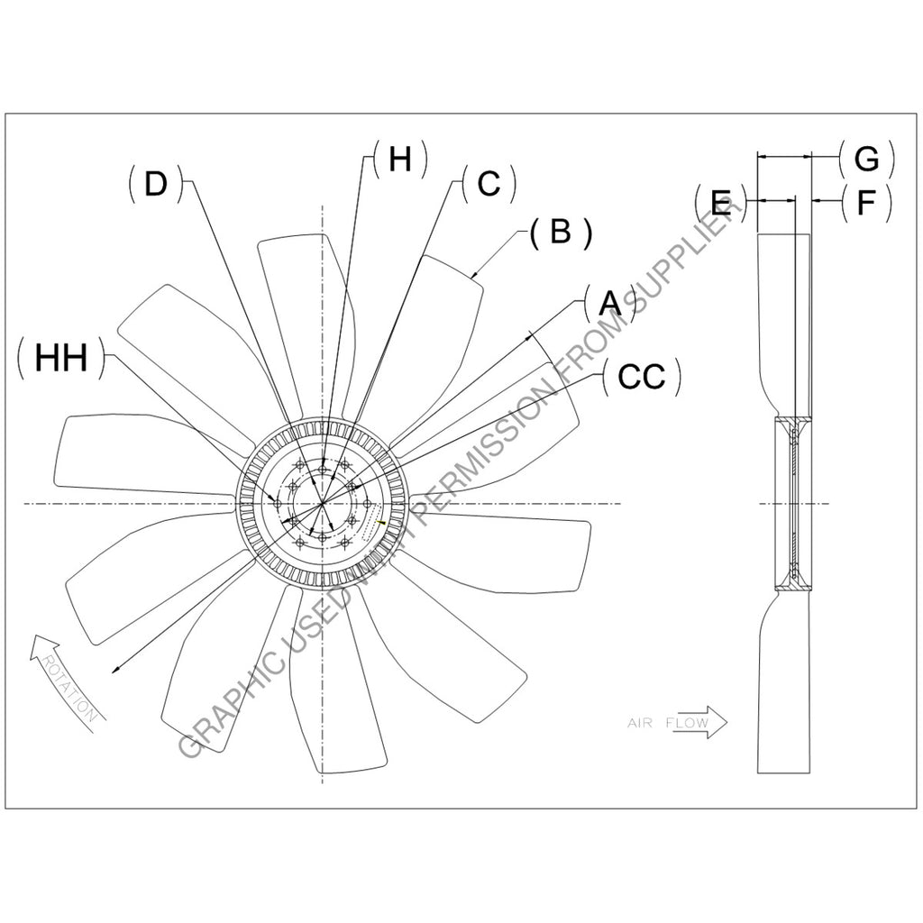 KYS 4735 42600 04 KYSAIR FAN