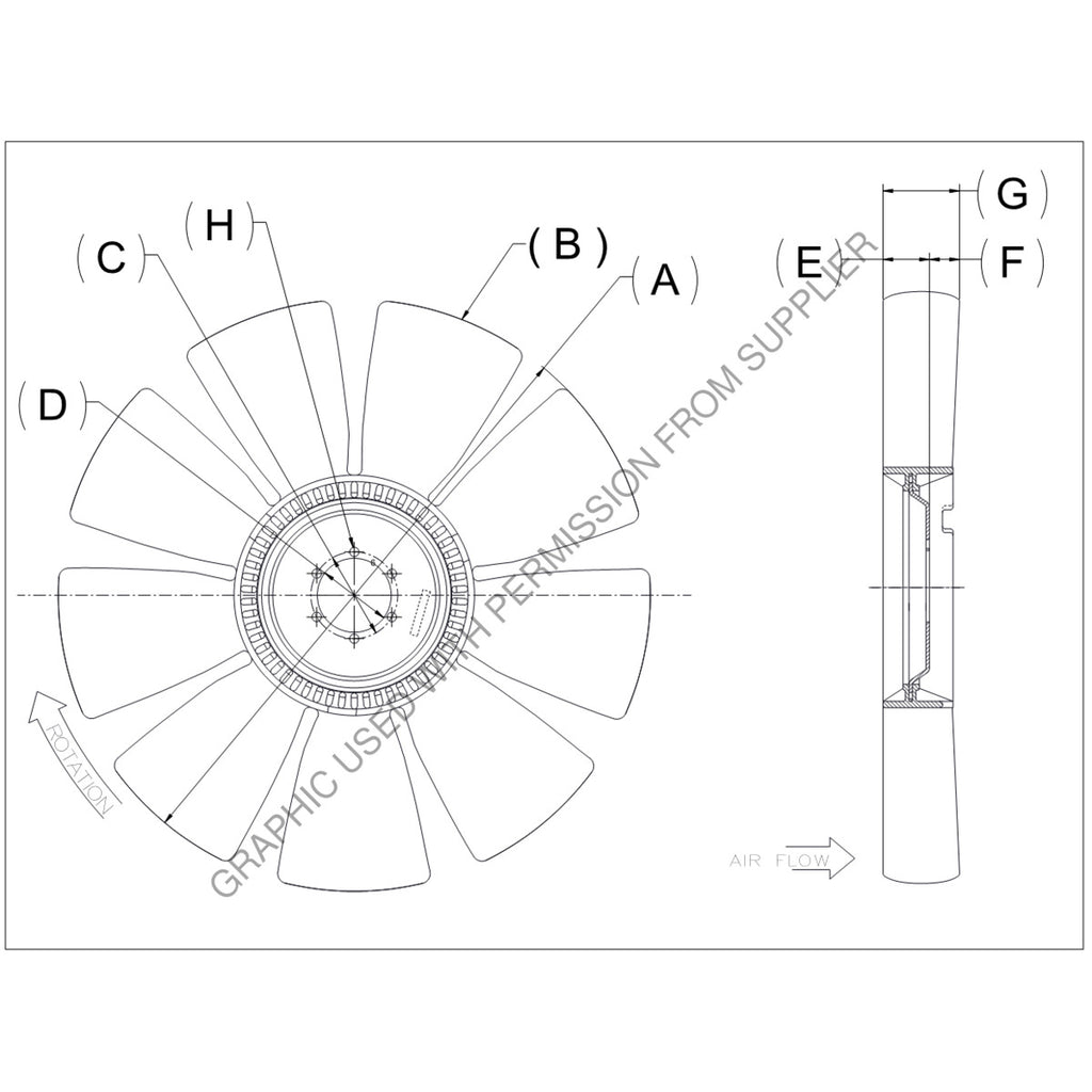 KYS 4735 43480 27 KYSAIR FAN