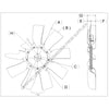 KYS 4735 43782 03 FAN,26X9,3.50PW,5.00