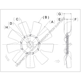 KYS 4735 43786 03 KYSAIR FAN
