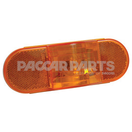 LB011901 TurnMarker Mid Side Oblong 6 Amber
