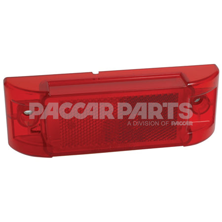 LB046702 Lamp  Marker Rect 6 Inch Red