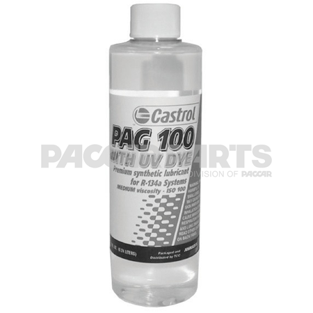 LM11800 OIL, 8 OZ PAG 100 W/LEAK DYE