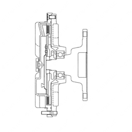 MBF ME411658 CLUTCH-COOLING FAN,ENGINE