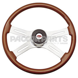 MC1369 WHEEL-STEERING 18" FOUR SPOKE WOOD