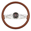 MC1381 WHEEL-STEERING 18" TWO SPOKE WOOD