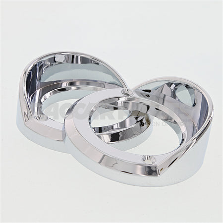 MC1615 BezelLight 2 Rnd Chr Plstc Visor Indv