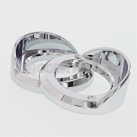 MC1615 BezelLight 2 Rnd Chr Plstc Visor Indv