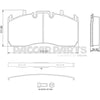 MPBD1370HD AIR DISC BRAKE PAD HIGH FREQUENCY EXTREM