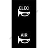 MQT 12G0096 RCKR-W4,2POS,ELEC-AIR HORN SEL