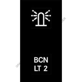 MQT 12G0126 RCKR-W4,2POS,BCN LT 2