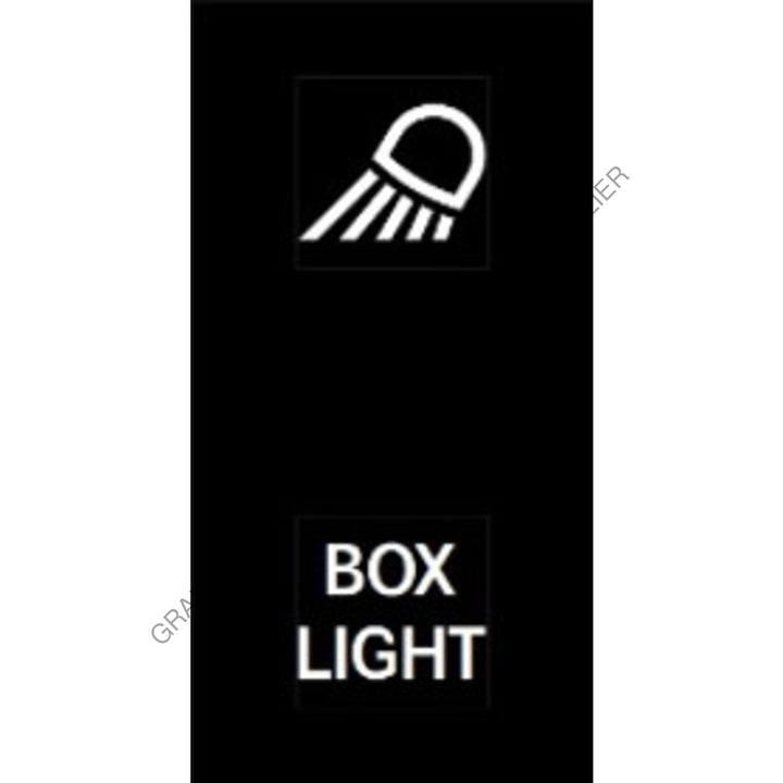 MQT 12G0133 RCKR-W4,2POS,BOX LIGHT