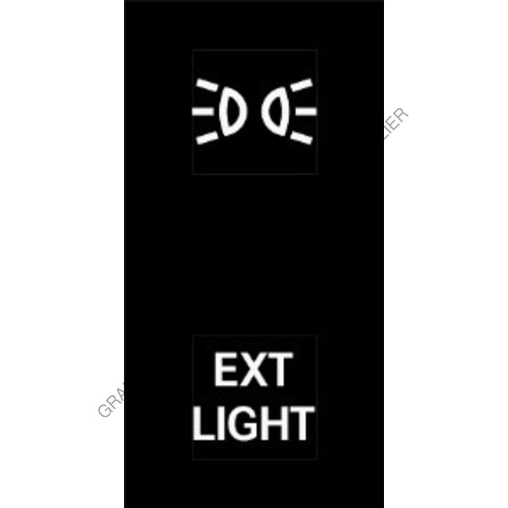 MQT 12G0152 RCKR-W4,2POS,EXT LIGHT