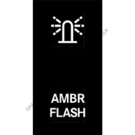 MQT 12G0156 RCKR-W4,2POS,AMBR FLASH