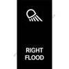 MQT 12G0161 RCKR-W4,2POS,RIGHT FLOOD