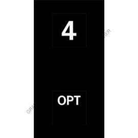 MQT 22G0085 RCKR-M2,2POS,OPT 4