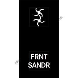 MQT 22G0113 FLT, 2 POS, FRNT SANDR