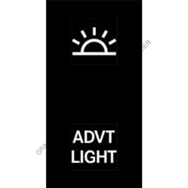 MQT 22G0117 FLT, 2 POS, ADVT LIGHT