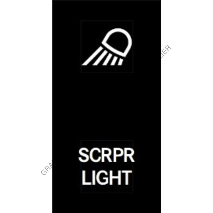 MQT 22G0200 FLT, 2 POS, SCRPR LIGHT
