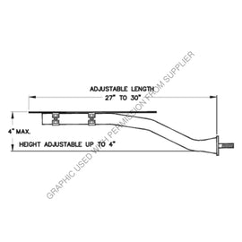 MTQ 567 BRACKET,FENDER 4 MODEL Z AND Z