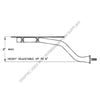 MTQ 568 BRACKET,FENDER 8 MODEL Z AND Z