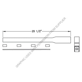 MTQ 574 BRACKET,FENDER POST MOUNT CHROME Z AND Z