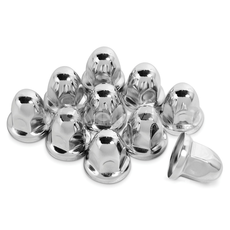 MW1101BK COVER-NUT LUG 1-1/2 STL CHR BULK
