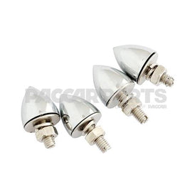 MW11491 CHROME PLATED 1/4" CONENUT SET (4/PK)