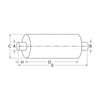 NGP 86514M TYPE 1 RND MUFFLER
