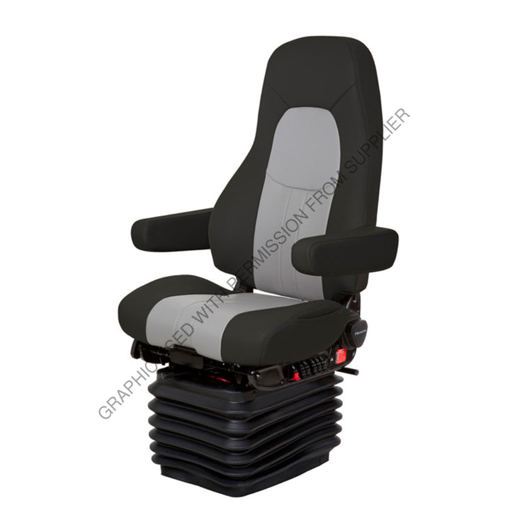 NTS 40049 346 SEAT, ADMIRAL ULTH BLK-GRY W/ ARMS