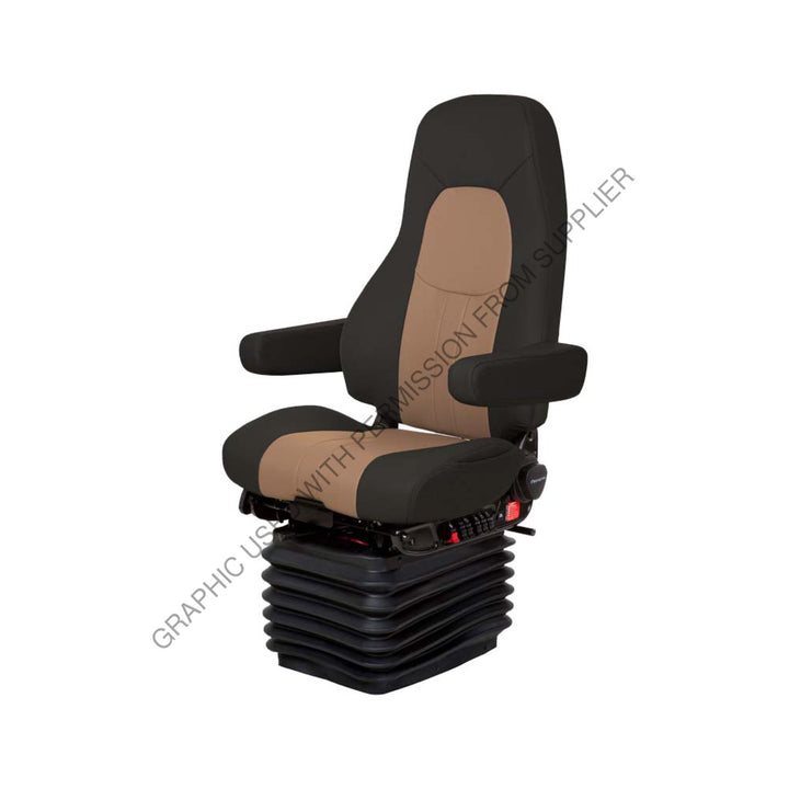 NTS 40049 347 SEAT, ADMIRAL ULTH BLK-TAN W/ ARMS