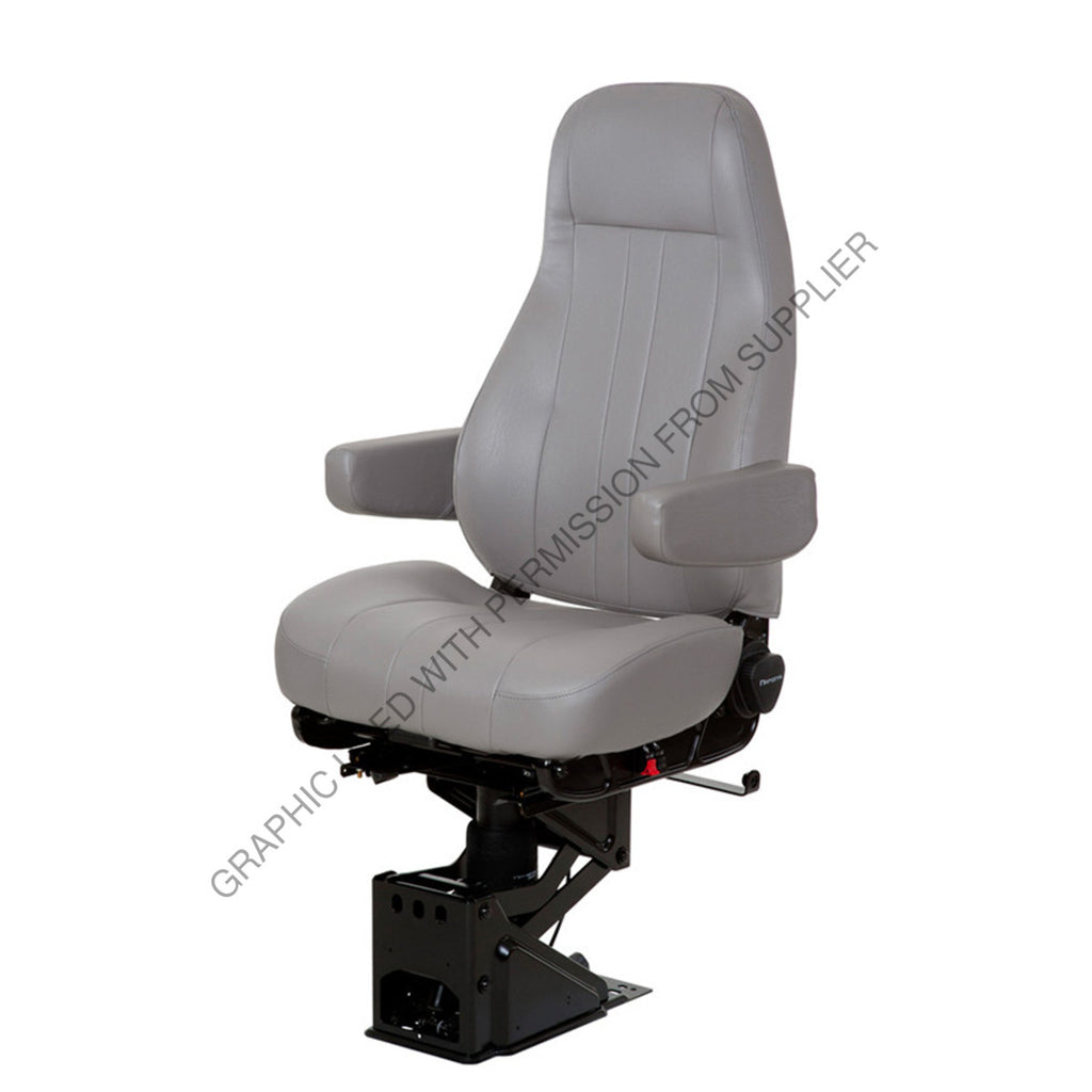 NTS 50764 301 SEAT, CAPTAIN HI VYL GRY W/ ARMS