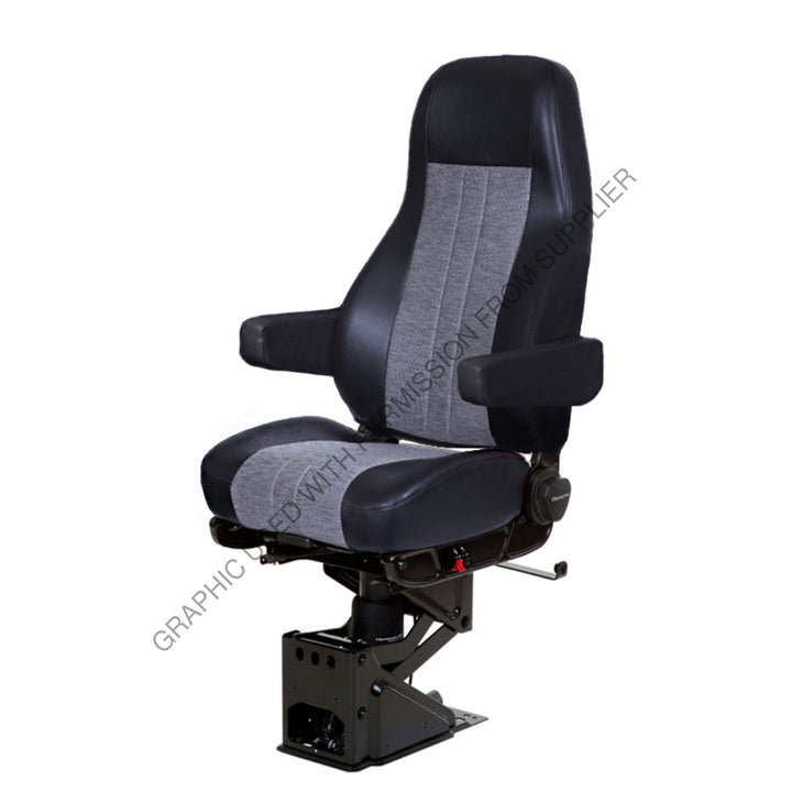 NTS 51112 396 SEAT-ENSIGN2B HI BK 2ARM M&V BK-GY