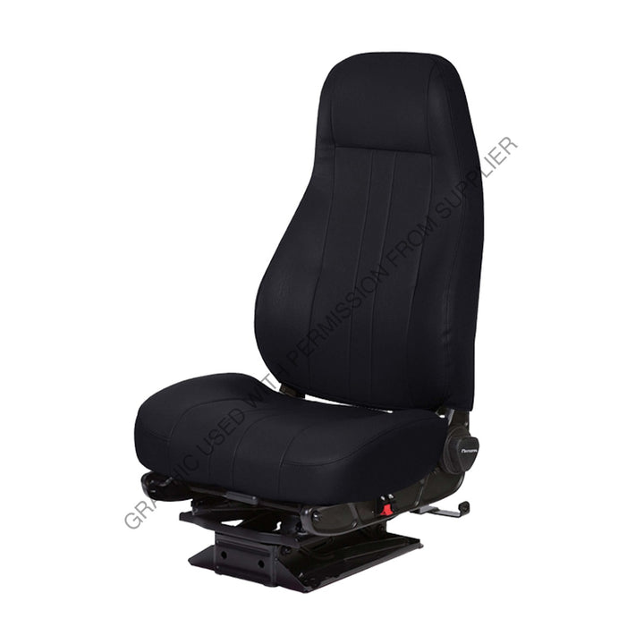 NTS 71124 005 SEAT-2197 2-0" CAPTAIN LO BLACK VINYL